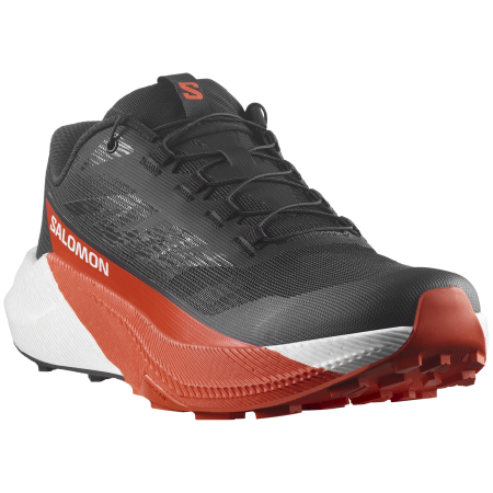 Încălțăminte de trekking pentru bărbați Salomon Pulsar negru Black / White / Cherry Tomato