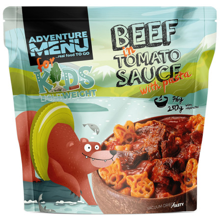 Mâncare deshitradată Adventure Menu Sos de roșii cu carne de vită și paste