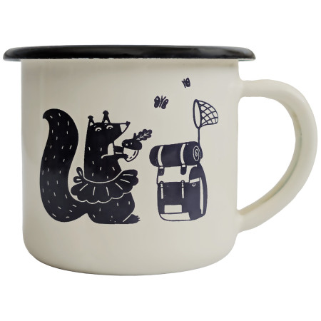 Cană 4camping Squirrel Cup bej beige