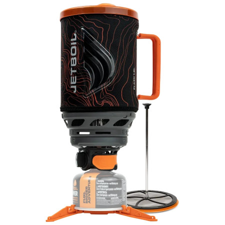 Arzător pentru camping Jet Boil Flash 1.8L JavaKit negru/portocaliu