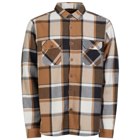 Cămașă bărbați Fundango Roddy Lined Shirt maro coffee