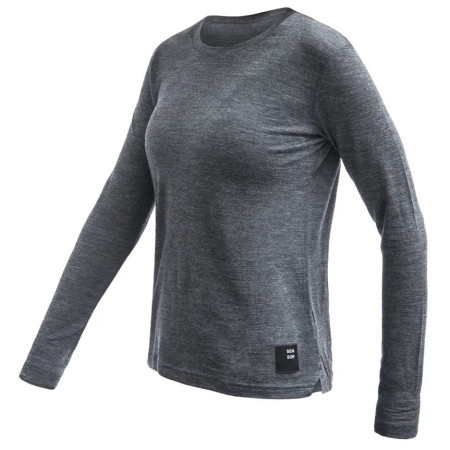 Tricou femei Sensor Merino Lite gri anthracite gray