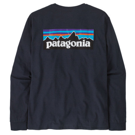 Tricou bărbați Patagonia P-6 Logo Responsibili Tee LS