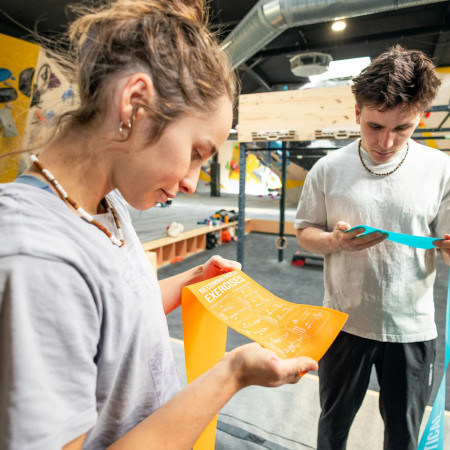 Elastic antrenament YY VERTICAL Warm Up Band Blue Medium