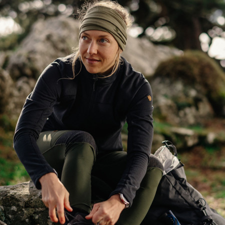 Hanorac femei Fjällräven Abisko Lite Fleece Half Zip W