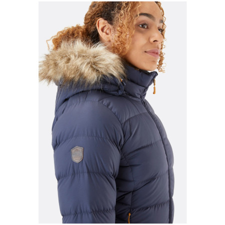 Geacă lungă femei Rab Deep Cover Parka