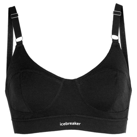 Bustieră Icebreaker Queens Clasp Bra negru