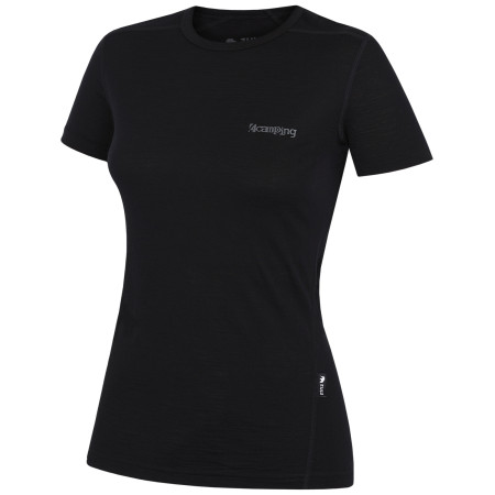 Tricou femei Zulu Merino 160 Short 4C negru black