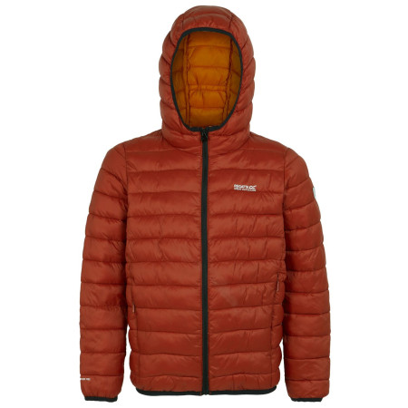 Geacă de iarnă copii Regatta Junior Hooded Marizion Rooibos Tea portocaliu/ Rooibos Tea(Black)