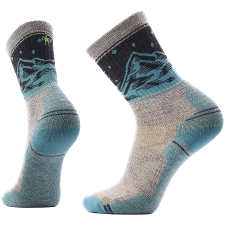 Șosete Smartwool Hike Light Cushion Valley View Crew Sock albastru