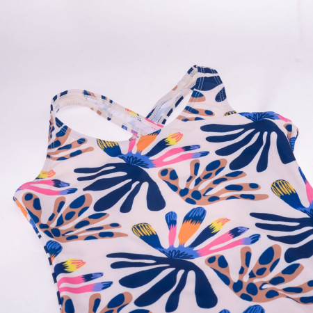Costum de baie copii Aquawave Salava Jr - Summer Beige Flower Print