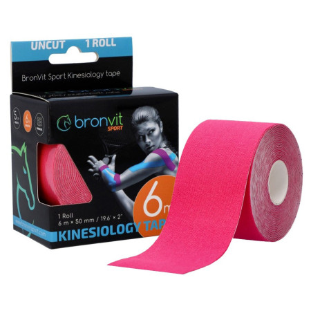 Bandă kinesiologică BronVit Sport Kinesio Tape classic 5 cm x 6m