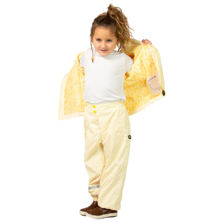 Geacă impermeabilă copii DucKsday Rain Jacket Lemonade