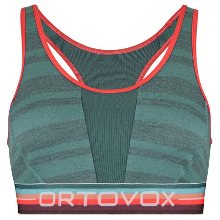 Bustieră Ortovox 185 Rock'N'Wool Sport Top W gri