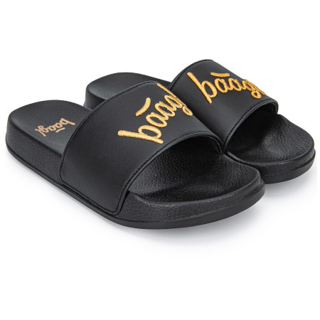 Papuci copii Baagl Logo Gold