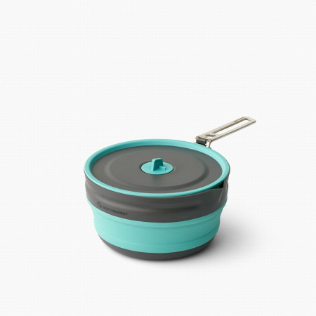 Cană pliantă Sea to Summit Frontier UL Collapsible Pouring Pot 2.2L albastru / negru