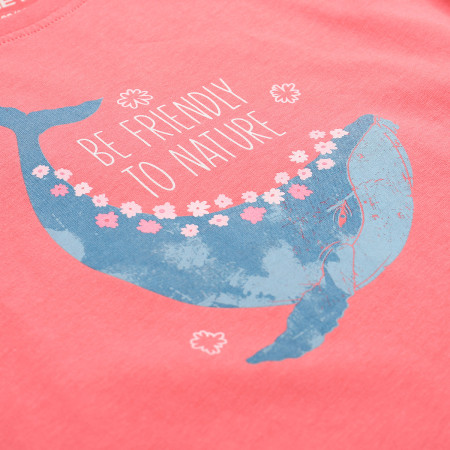 Tricou copii Alpine Pro Termeso 2 Coral