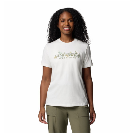 Tricou femei Columbia Boundless Beauty™ Logo Short sleeve Tee alb/violet Sea Salt, Outback Critters