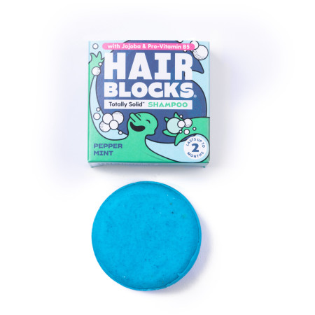 Șampon Totally Solid Solid Shampoo - Peppermint albastru