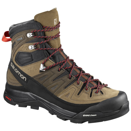 Încălțăminte bărbați Salomon X Alp High Ltr Gtx® maro Slate Black/Teak/Fiery Red