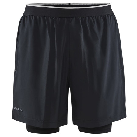 Pantaloni scurți bărbați Craft ADV Charge 2in1 Stretch negru
