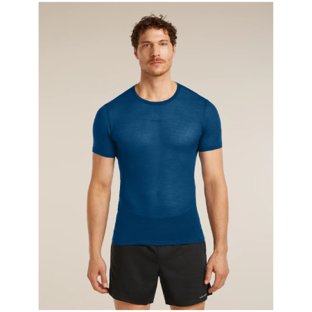Tricou funcțional bărbați Icebreaker M Mer 75 Cool-Lite Featherlight SS Crewe