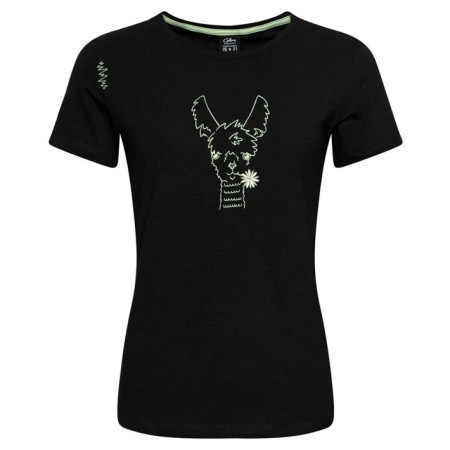 Tricou femei Chillaz Valencia Happy Alpaca negru Black