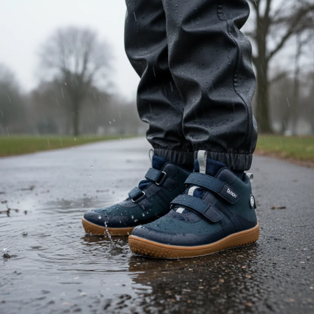 Încălțăminte barefoot all-seasons pentru copii Bugga Oscar Blue