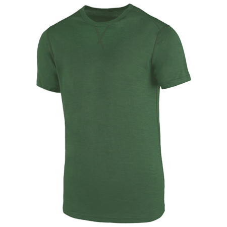 Tricou bărbați Warg Merino 165 mănecă scurtă verde