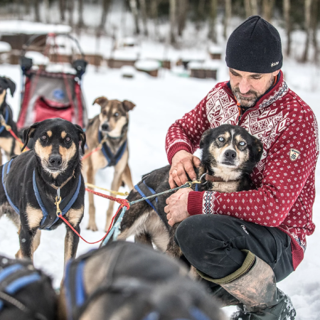 Căciulă croșetată merino Kama AG12