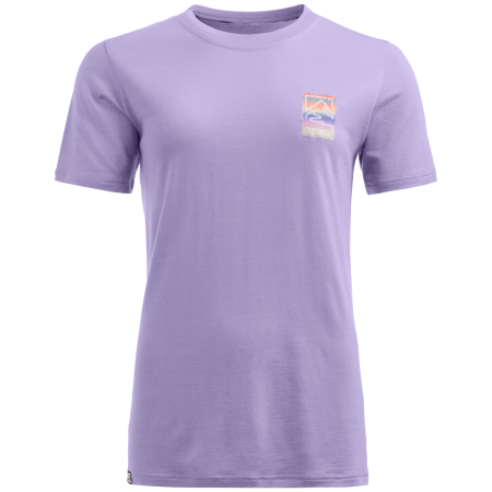 Tricou funcțional femei Ortovox 140 Cool Mtn Gradient Ts violet Lush Lavender