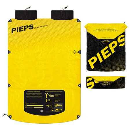 Sac de bivuac Pieps Bivy Duo Alien galben/negru