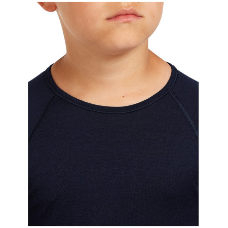 Tricou funcțional copii Icebreaker K 200 Oasis LS Crewe Midnight Navy