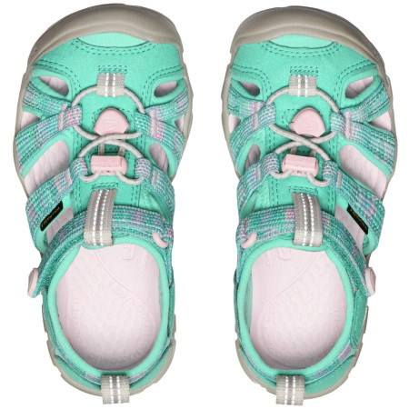 Sandale copii Keen Seacamp II Cnx Children Bright Aqua/Giggle Pink