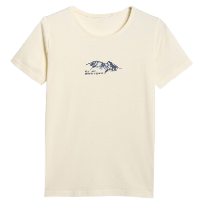 Tricou femei 4F Tshirt F2713 alb OFF WHITE