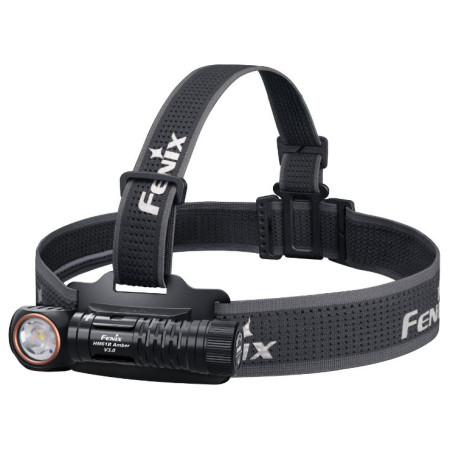 Lanternă frontală Fenix HM61R Amber V3.0 negru black