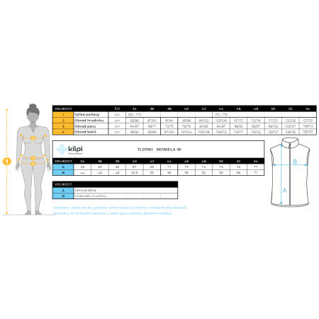Vestă femei Kilpi Monilea