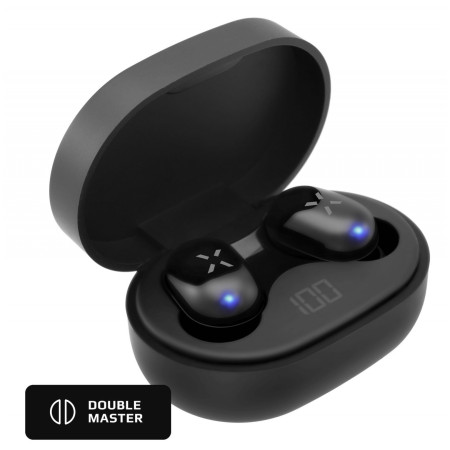 Căști fără fir Fixed Boom Joy negru