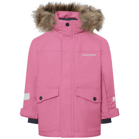 Geacă de iarnă copii Didriksons Bjärven Kids Parka 5 Heather Pink roz Heather Pink