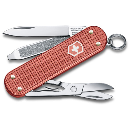 Briceag Victorinox Classic SD Alox LE 2025 roșu Stone Red