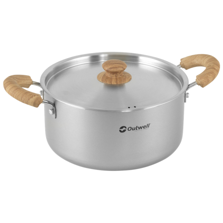 Vas de gătit Outwell Feast Ceramic Pot 3 L argintiu Black & Grey