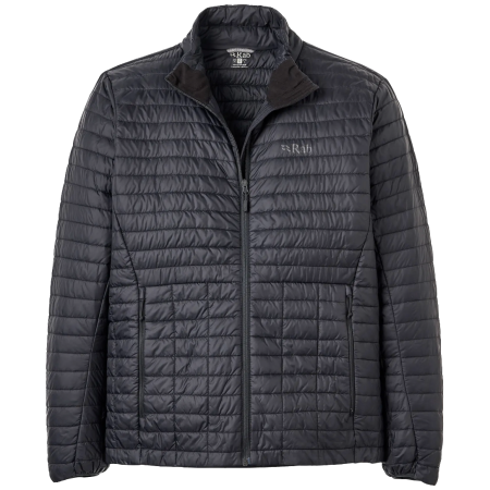 Geacă bărbați Rab Microlighter Down Jacket negru