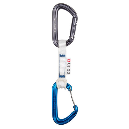 Set bulce echipate Ocún HAWK QD COMBI BIO-DYN-RING 15 mm 10 cm 6-pack albastru