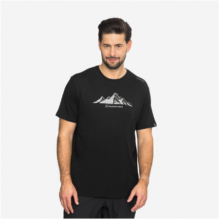 Tricou funcțional bărbați Viking Lenta negru black