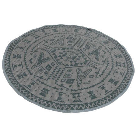 Covor pentru cort Easy Camp Bilberry Round Carpet 150 cm gri