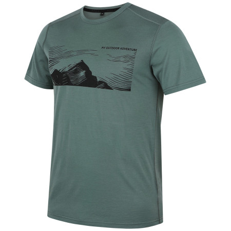 Tricou bărbați MOOA Merino Lyolite Highlander 150 Short