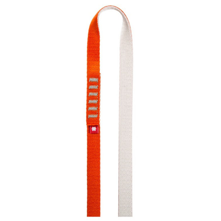 Buclă Ocún O-SLING ECO-PES 16 mm 60 cm alb/portocaliu