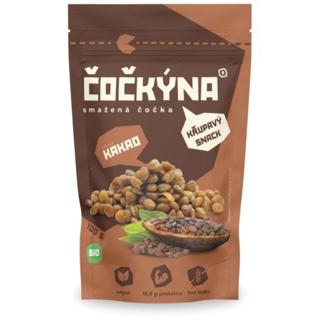 Mâncare pentru călătorii Čočkýna Linte prăjită: Cacao