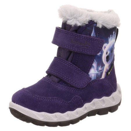 Încălțăminte de iarnă copii Superfit Icebird Lila/Grau violet Lila/Grau