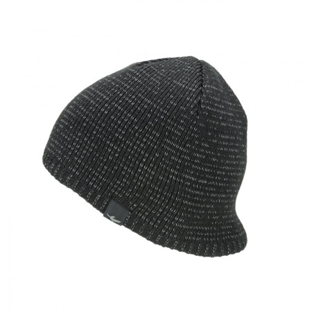 Căciulă impermeabilă SealSkinz WP Cold Weather Reflective negru